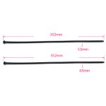 7pcs Set 352mm Long Silicone Urethral Sounds Soft Penis Plugs Male Masturbator Urethra Sounding Rod Sex Toys For Men - 4