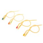 4size Double Hole Male Masturbator Urethral Stretching Penis Plug Sex Toys For Men Disposable Dilators Catheters Sounds - 3