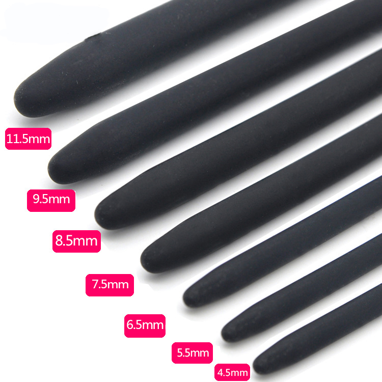 7piece Silicone Urethral Sound Set Male Sounding Penis Insertion Toys Adult Pleasure Sex Tools For Men - 6