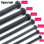 7pcs Set Silicone Sounds Penis Insert Toys Long Plug Male Sounding Urethral Sound Adult Sex For Men - 2