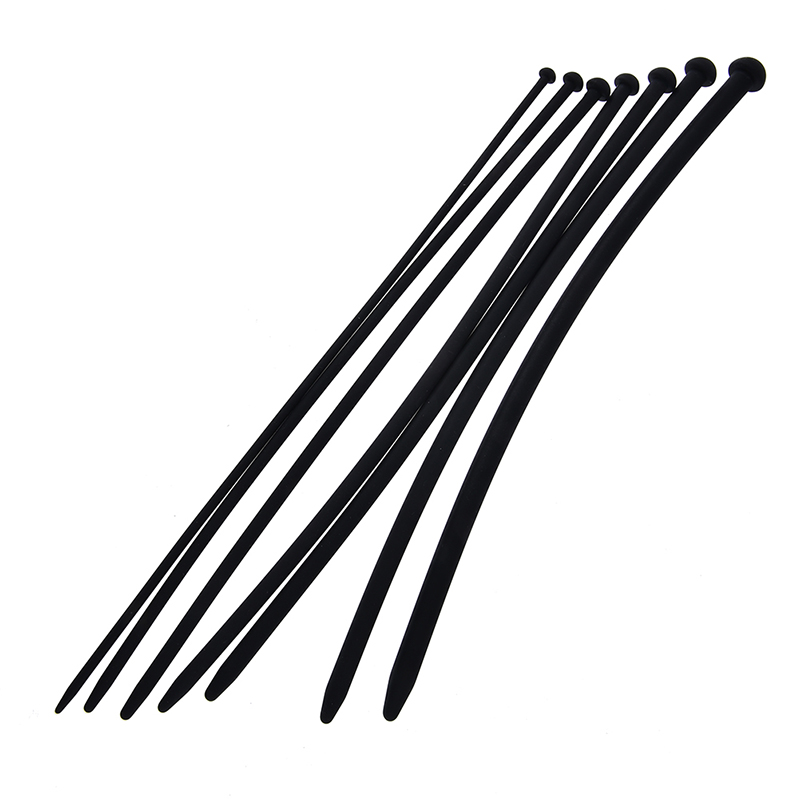 Quality Silicone Male Urethral Sounds Catheter Penis Plug Dilators Stretching Chastity Device 4115mm - 7