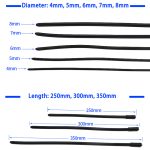 Soft Smooth Silicone Urethral Sounds Dilators Electro Shock Accessories Penis Plugs For Men Sex Toys Urethra Sounding Rods - 3