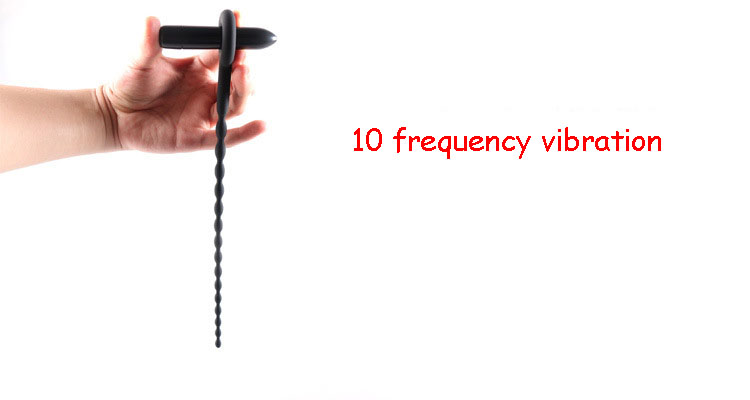 Silicone Urethral Dilator With 10 Vibrational Frequencies Long Penis Plug Insert For Mens Sexual Stimulation - 5