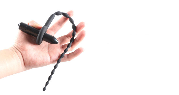 Silicone Urethral Dilator With 10 Vibrational Frequencies Long Penis Plug Insert For Mens Sexual Stimulation - 6