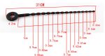 10 Frequency Vibration Long Silicone Penis Plug Urethral Dilators Sounding Insert Stimulation Adult Sex Toys For Men - 6