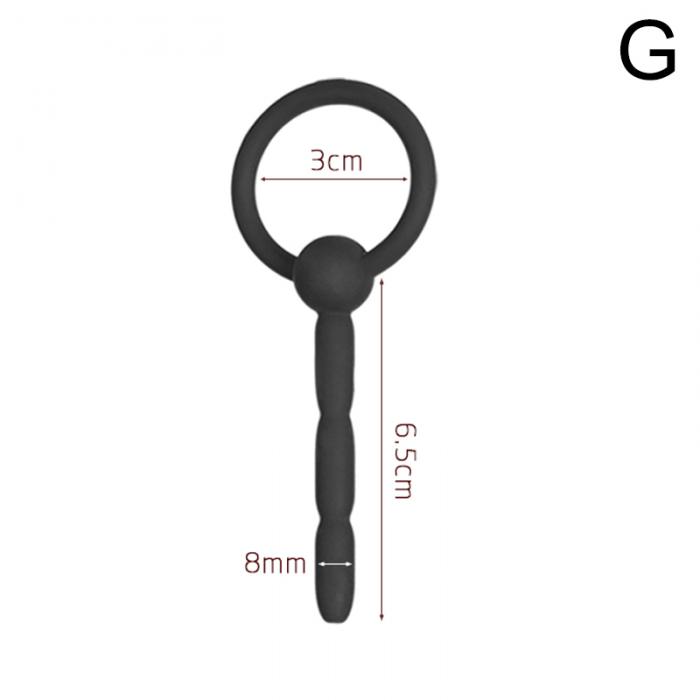 Mens Silicone Urethral Plug Smooth Soft Massager Stick For Adult Pleasure - 20
