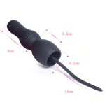 Silicone Urethra Vibrators Glans Sleeve Stimulator Sounding Urethral Plug Penis Vibrator Catheter Sextoys For Men - 6