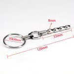 53mm Length With 8mm Diameter Bead Sounds Urethral Sounding Catheter Catheters Medical Themed Toy - 2