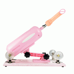 Pink Round Sex Machine Masturbating Pumping & Thrusting Gun With Different Dildos Anal Plug Vibrator Shops