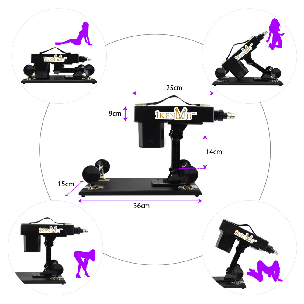 Automatic Massage Machine For Women With 7 Attachments Mini Anal Plug Gift Adjustable Angle - 5