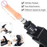 Automatic Massage Machine Sex For Women Gun With 7 Attachments Mini Anal Plug Gift Angle Adjustment Screws - 2