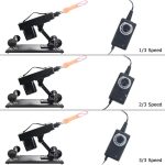 Automatic Massage Machine Sex For Women Gun With 7 Attachments Mini Anal Plug Gift Angle Adjustment Screws - 6
