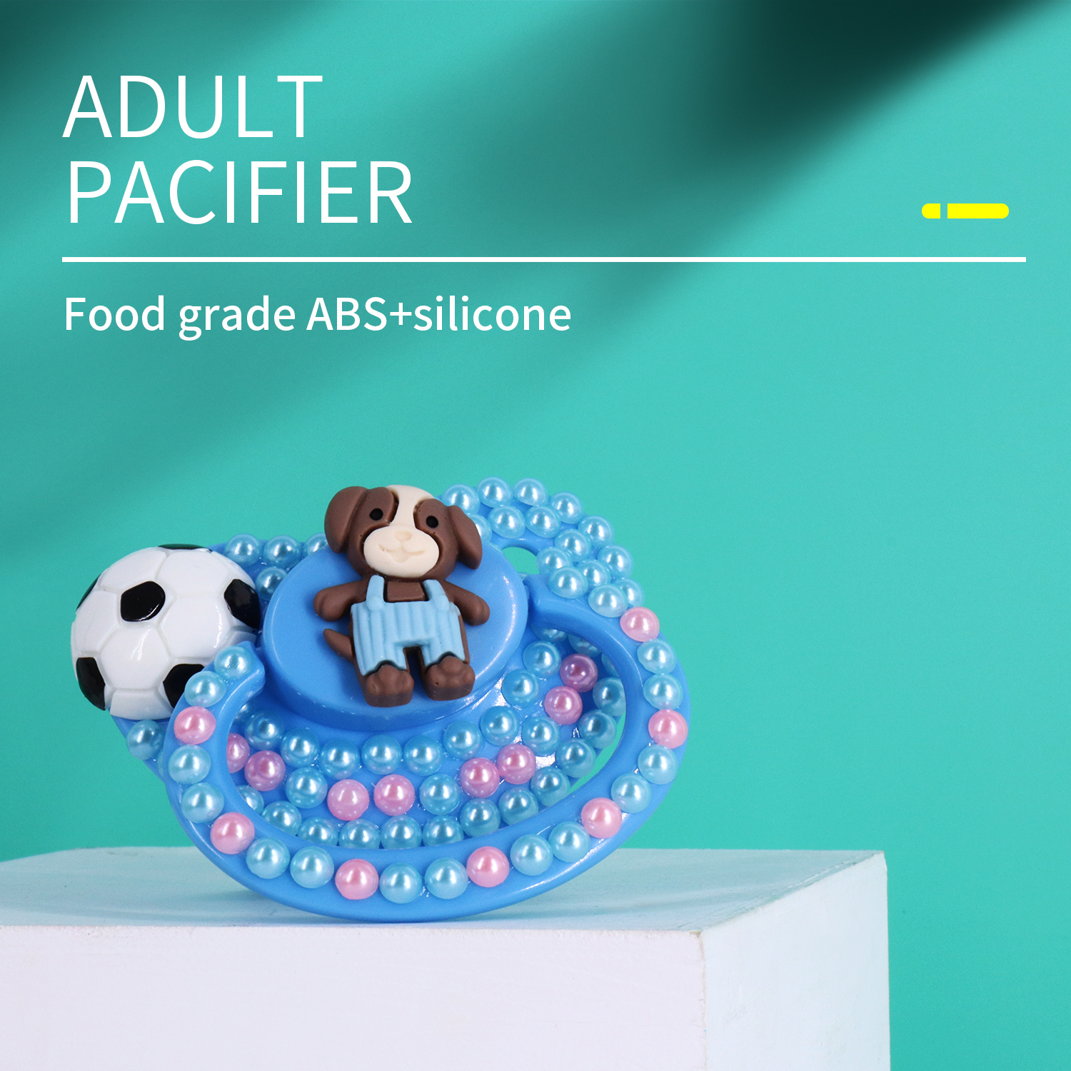 Adult Size Silicone Pacifier For Ddlg Abdl Little Space Dom Oversized Baby Girl Dummy - 2