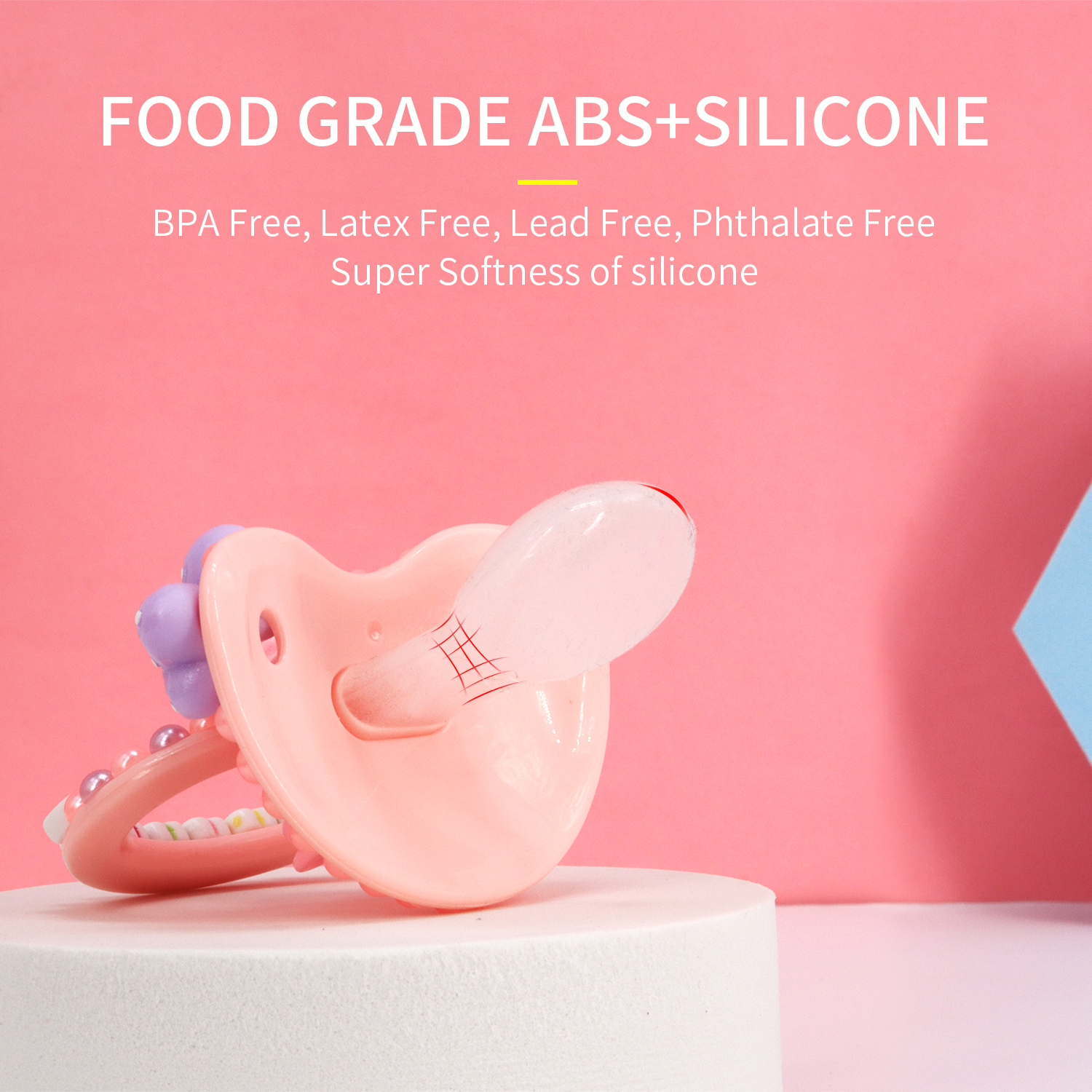 Ten Night Adult Baby Size Pacifier Abdl Soft Silicone Bpa Ddlg Daddy Girl Dummy Dom Little Space - 2