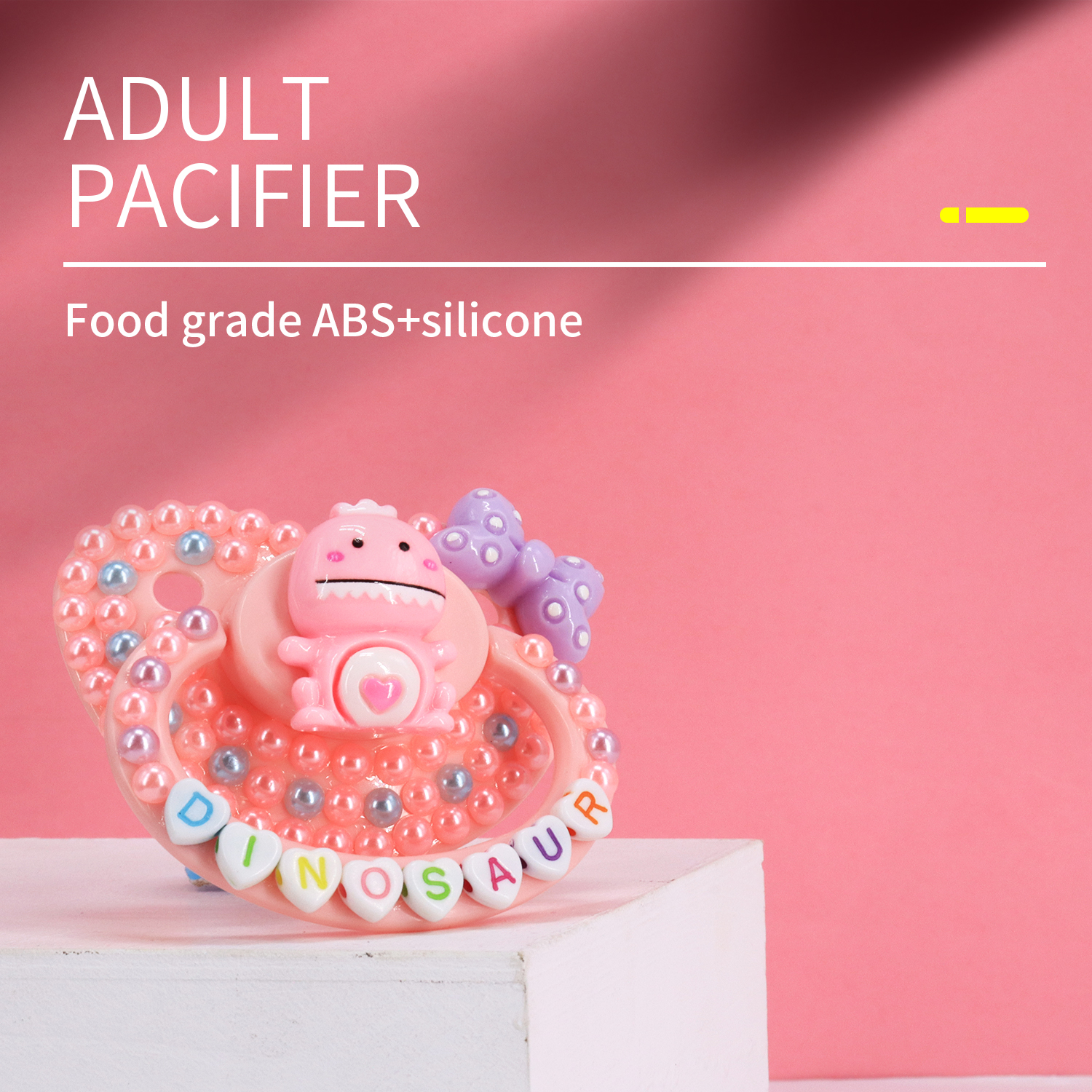 Ten Night Adult Baby Size Pacifier Abdl Soft Silicone Bpa Ddlg Daddy Girl Dummy Dom Little Space - 5