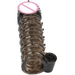 Silicone Penis Enlargement Condoms Extension Sleeves For Adults Intimate Goods Reusable Condom