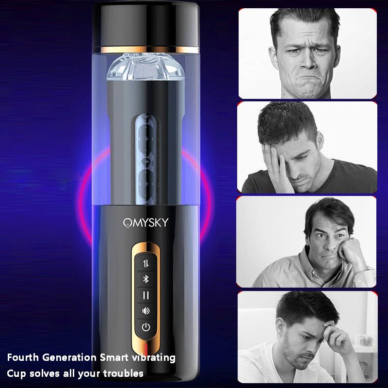 Handsfree Highpower Automatic Suction Male Masturbator Toy Aircraft Vacuum Cup For Pleasure - 3