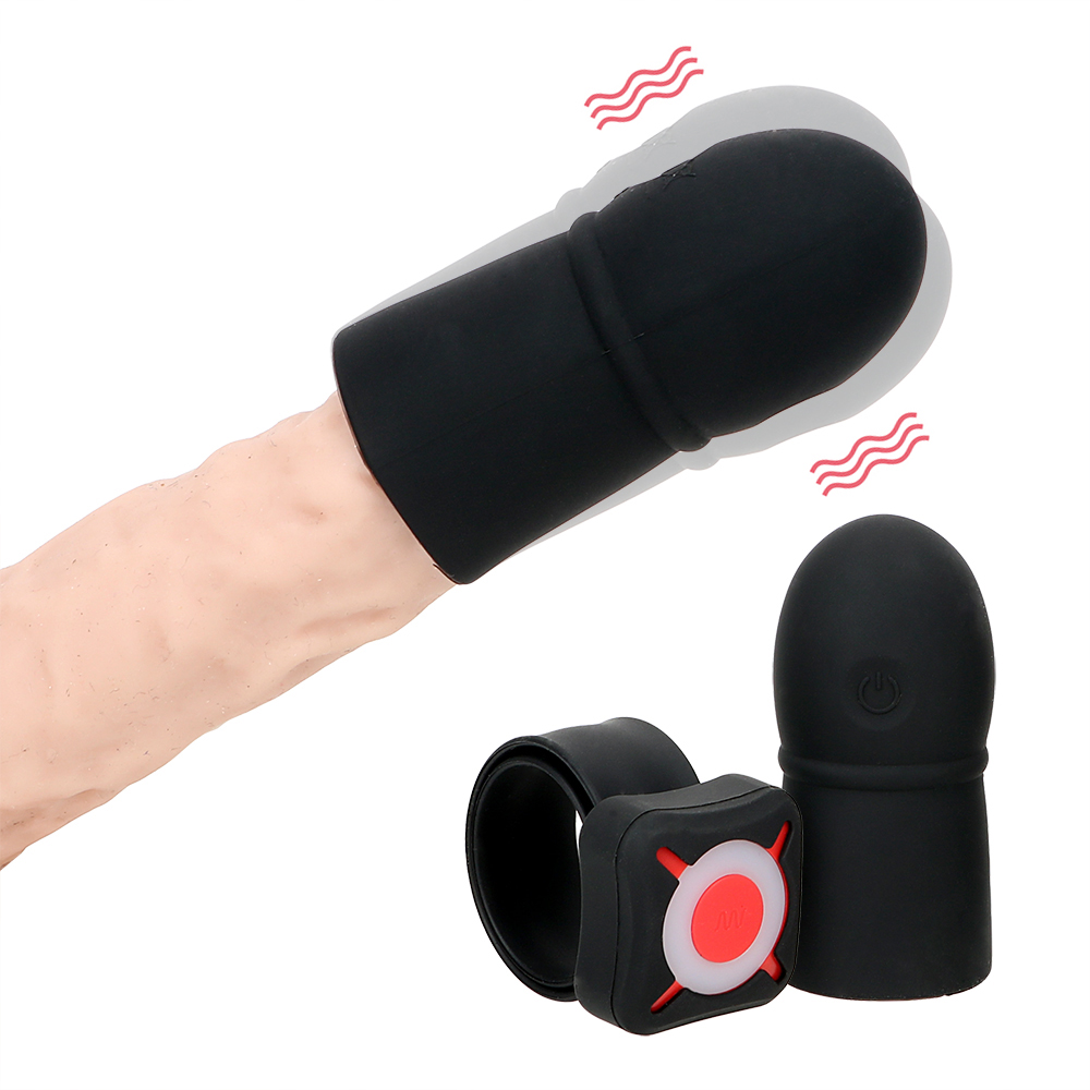 Mens 7speed Penis Head Vibrator Lasting Endurance Trainer Cock Extender Ejaculation Delay Enlargement Massager Adult Sex Toy Ys0321 - 1