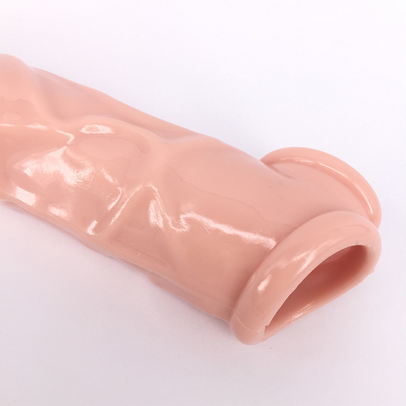 Mens Reusable Penis Enlargement Extender Male Enhancement Pump Dick Stretcher Clitoral Stimulator Condom Adult Sex Toys - 3