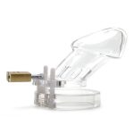 Eye Transparent Plastic Chastity Cage 2 75 Inches And 3 55 Long - 2