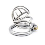 Male Metal Chastity Belt Cage Vent Hole Device Rings Design Small Urethral Sound Stealth Locks Sex - 2