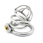 Male Metal Chastity Belt Cage Vent Hole Device Rings Design Small Urethral Sound Stealth Locks Sex - 3