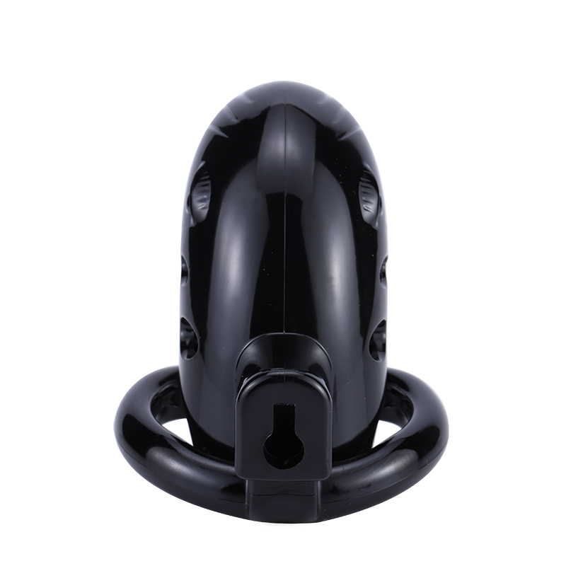 Male Chastity Device With Adjustable Rings Secure Brass Lock Number Tags Adult Pleasure Toy - 4