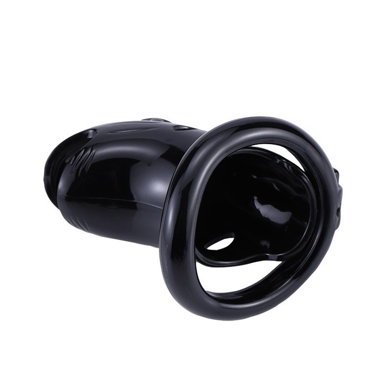 Male Chastity Device With Adjustable Rings Secure Brass Lock Number Tags Adult Pleasure Toy - 6
