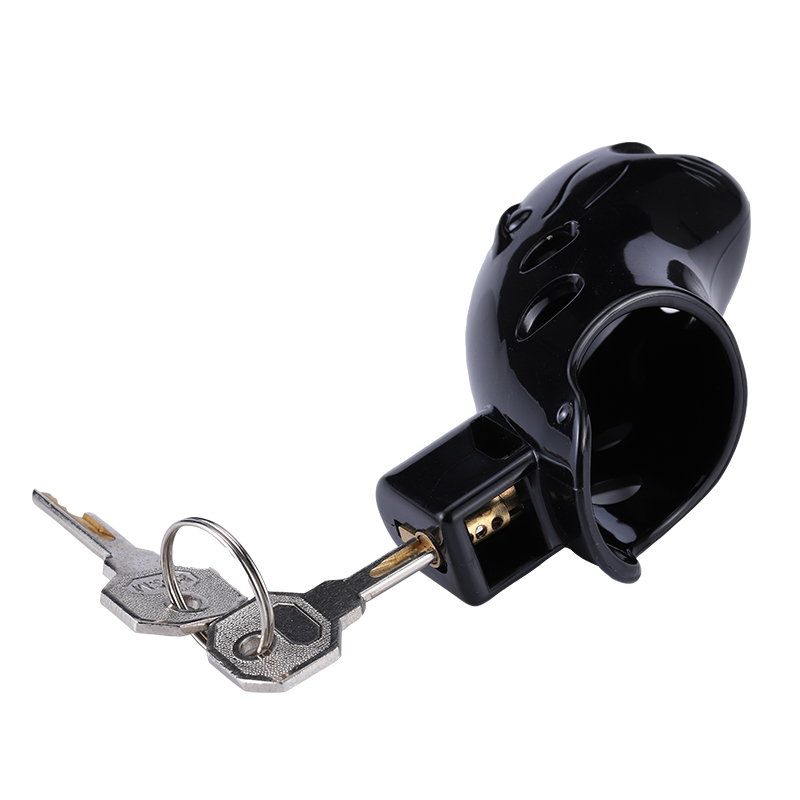 Male Chastity Device With Adjustable Rings Secure Brass Lock Number Tags Adult Pleasure Toy - 20