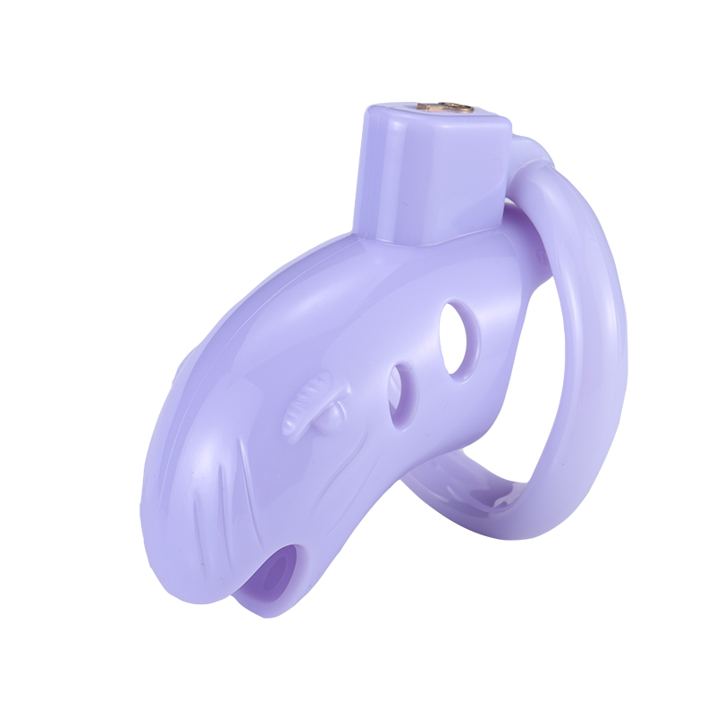Male Chastity Device With Adjustable Rings Secure Brass Lock Number Tags Adult Pleasure Toy - 22