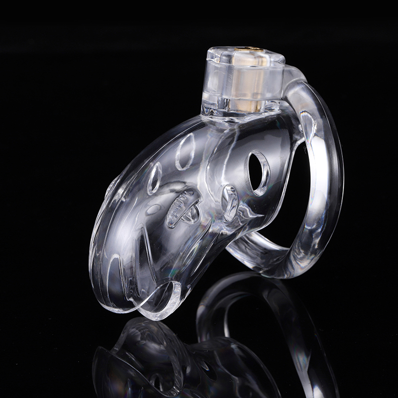 Male Chastity Device With Adjustable Rings Secure Brass Lock Number Tags Adult Pleasure Toy - 24
