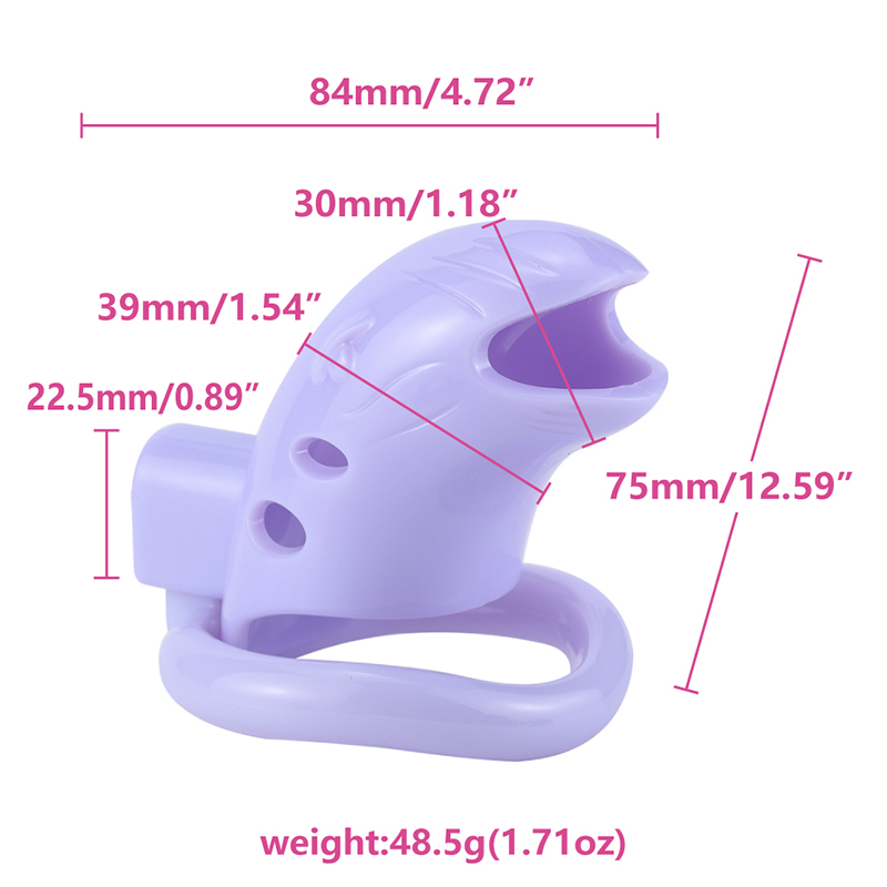 Male Chastity Device With Adjustable Rings Secure Brass Lock Number Tags Adult Pleasure Toy - 33
