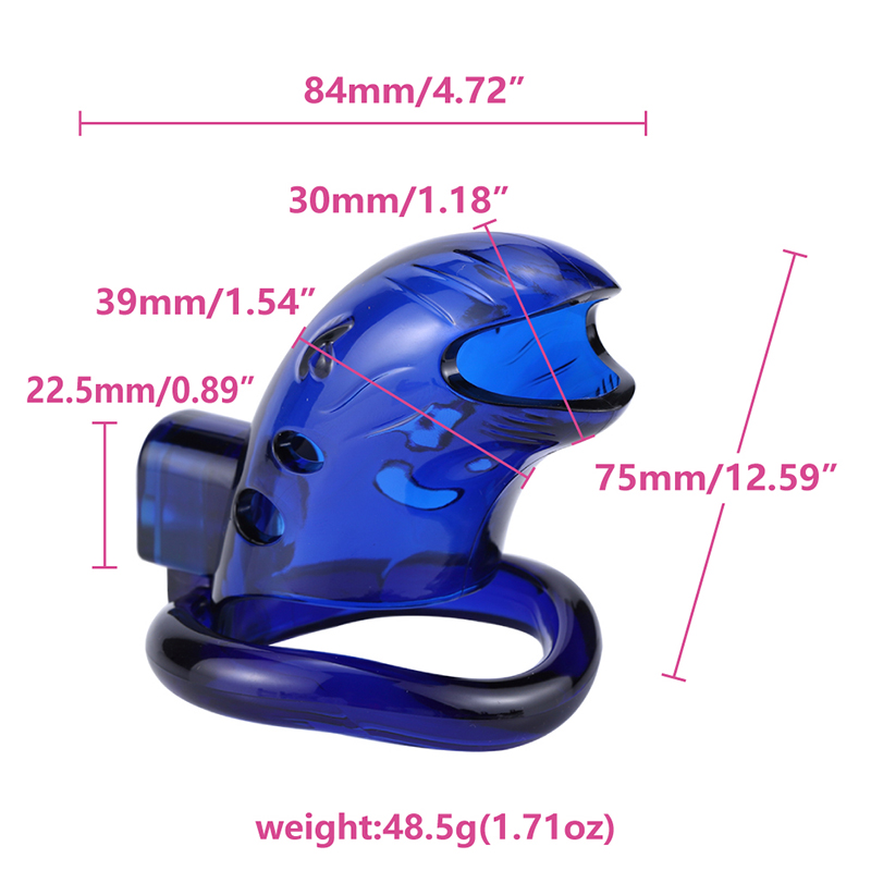 Male Chastity Device With Adjustable Rings Secure Brass Lock Number Tags Adult Pleasure Toy - 34