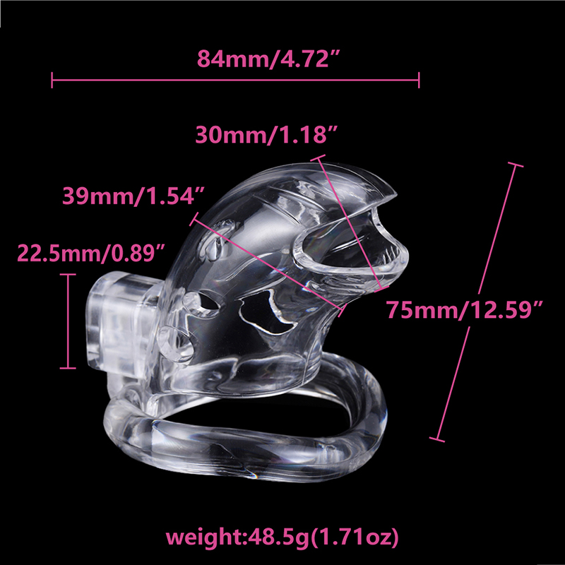 Male Chastity Device With Adjustable Rings Secure Brass Lock Number Tags Adult Pleasure Toy - 35