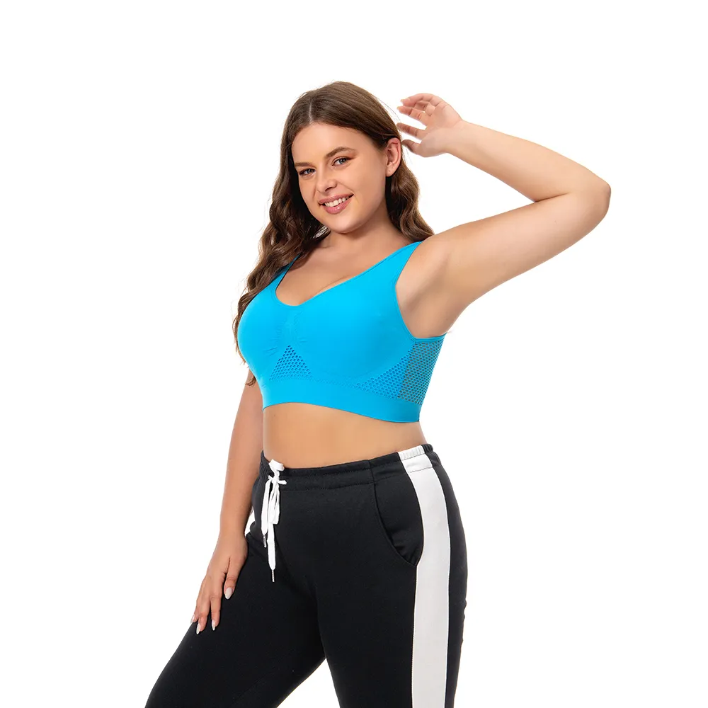 Seamless Sports Bra For Women Padded Push Up Yoga Fitness Vest M6xl - 20